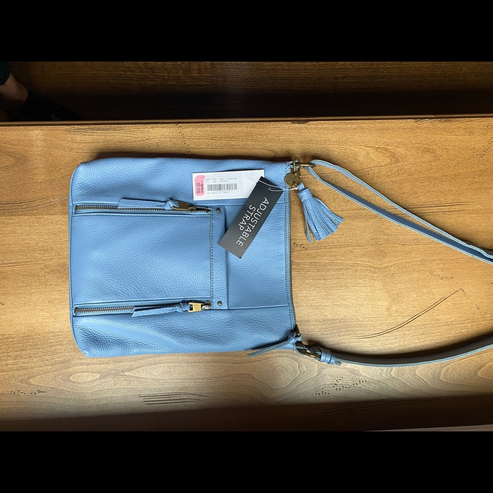 Leather crossbody bag